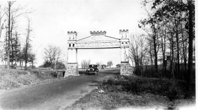 Arch at Entrance to Camp Pike